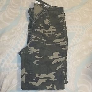 Helena high rise ankle skinny camouflage jeans